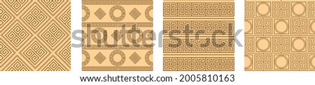 Modern greek versace abstract geometric pattern background
