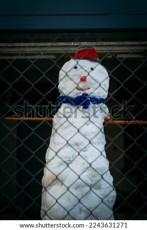 Similar – Foto Bild hinter Gittern Winter Eis