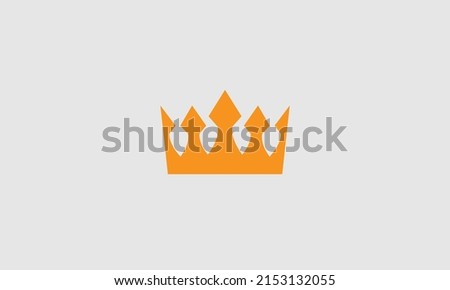 Crown vector logo design template