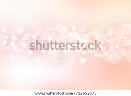 Abstract blurred soft focus bokeh of bright pink color background concept, copy space, Vector illustration