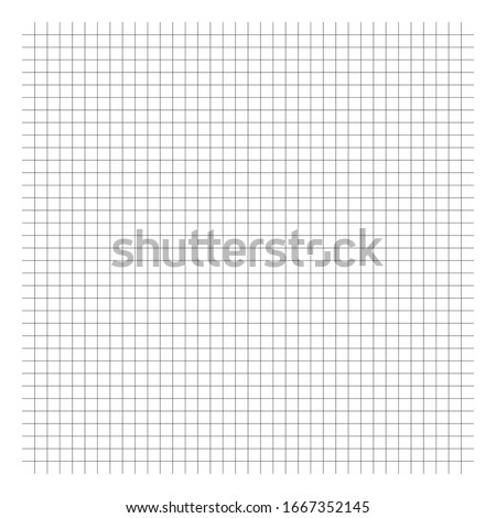 Interlace, interlock grid, mesh lines. Squared, checkered graph paper background / pattern. Cellular crossing, intersecting lines. Coordinate paper, millimeter paper. (Lines are not expanded)