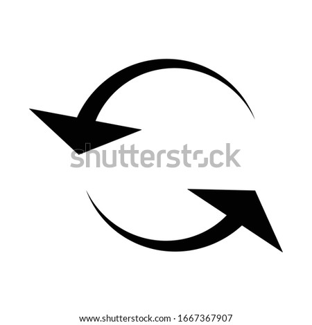 Left circular, circle arrow. Counter-clockwise rotate, twirl, twist or spin, vortex, whirlpool concept arrow. Radial pointer, cursor