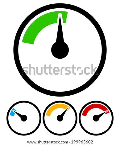 Pressure gauge, dial template