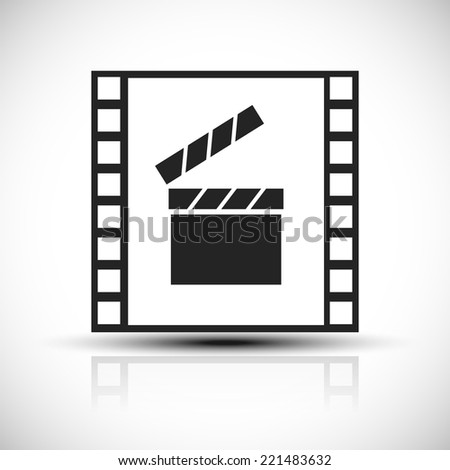 Simple concept graphic for movie, movie production