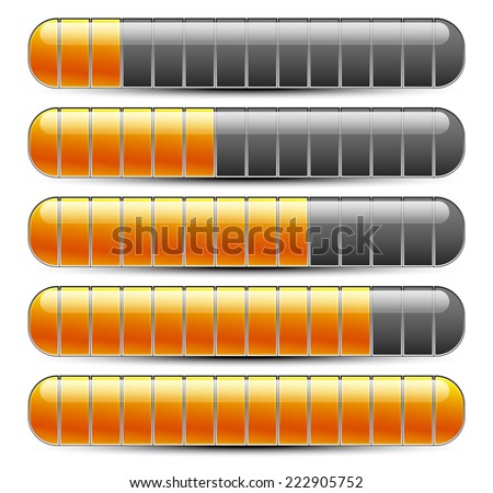 Horizontal progress bars