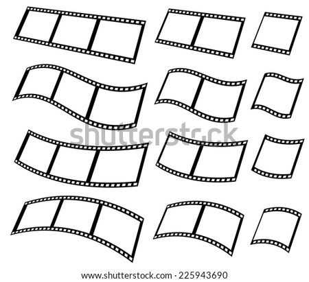Filmstrips vectors for photography concept (eps10)