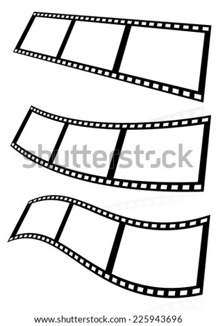 Filmstrips vectors for photography concept (eps10)