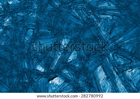 abstract frozen background of ice, x-ray effect