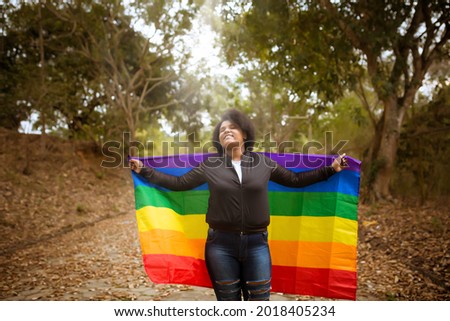 Similar – Foto Bild Zugumleitung mir Regenbogen