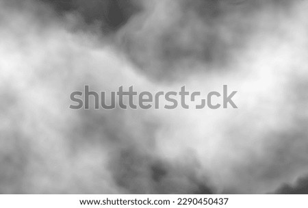 Vector illustration of white mystical haze