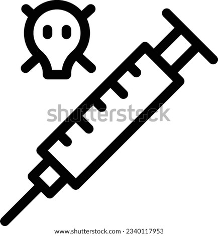 syringe Vector illustration on a transparent background.Premium quality symmbols.Stroke vector icon for concept and graphic design. 

