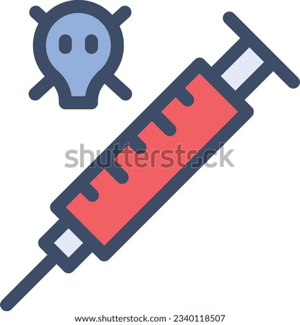 syringe Vector illustration on a transparent background.Premium quality symmbols.Stroke vector icon for concept and graphic design. 

