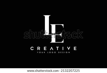 Creative LE, El initial letter monogram business logo design vector template   Photo stock © 