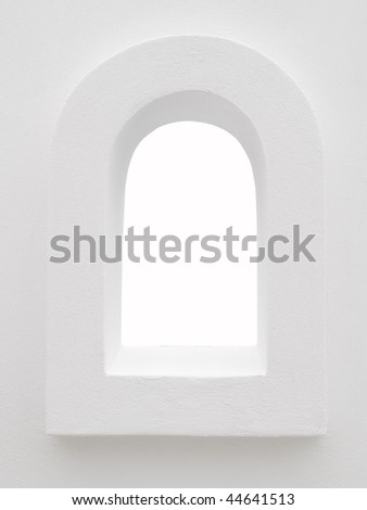 White Window Frame