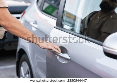 Similar – Image, Stock Photo Car door after a traffic accident