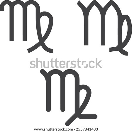 vector virgo, zodiac sign, astrology, virgo, sky, stars, prophecy symbol drawings