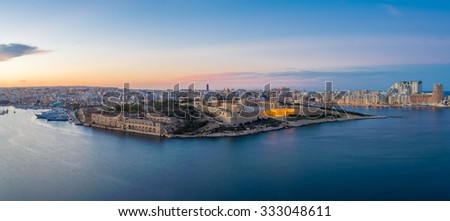 Similar – Image, Stock Photo Panoramic view of Valletta Skyline at beautiful sunset from Sliema with churches of Our Lady of Mount Carmel and St. Paul’s Anglican Pro-Cathedral, Valletta, Capital city of Malta