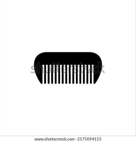 comb icon vector design logo element. comb of beauty, hair stylist, fashion, salon women in comb illustration.