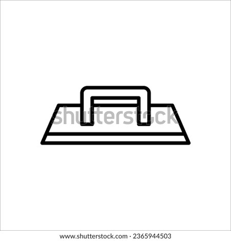 Trowel icon. Vector concept illustration for design on white background