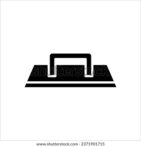 Trowel icon. Vector concept illustration for design on white background