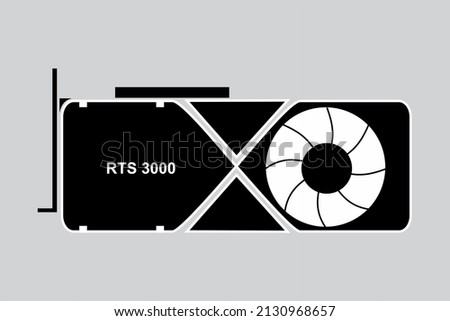 this is an illustration of a computer VGA card