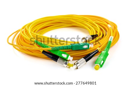 Fiber optic connectors, used fiber optic cables which is responsible for transmitting data at larger distances