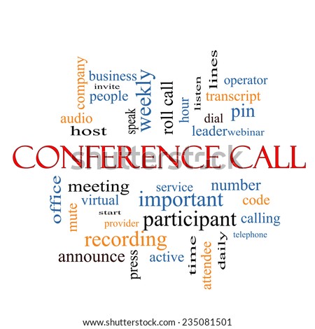 Conference Call Word Cloud Concept with great terms such as business, people, leader, audio and more.
