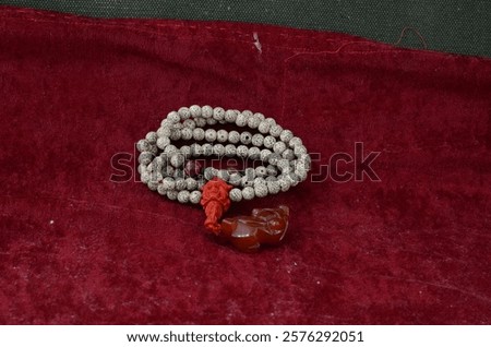 Similar – Image, Stock Photo Buddhist prayer with rosary beads