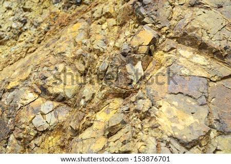 Close Up of a Volcanic Rock in Canary Islands Spain