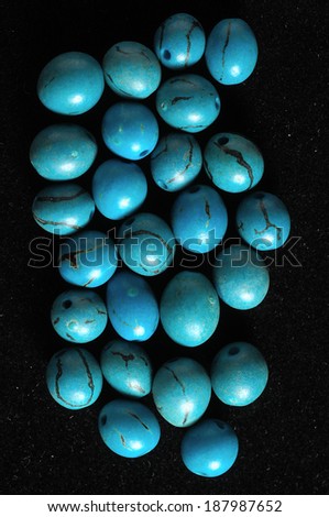 Blue Howlite Turquoise Gem Stone Ready to Prepare Handmade Jewels