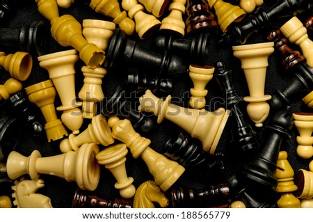 Chess Texture Pattern on a Black Background