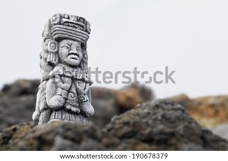 Similar – Image, Stock Photo Stone statues near ancient temple