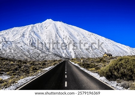 Similar – Foto Bild Spanien, eine einsame Straße mitten im Nirgendwo, kein Mensch in Sicht