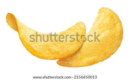 Similar – Image, Stock Photo Tasty potato chips in bowl on table