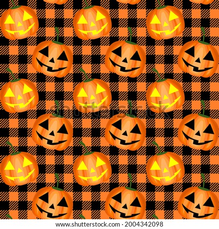 Pattern : Seamless background with Halloween pattern. wrapping paper, website banner