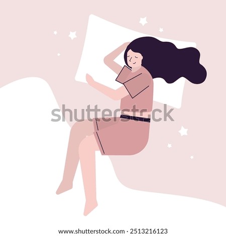 Similar – Image, Stock Photo lying woman with bent legs