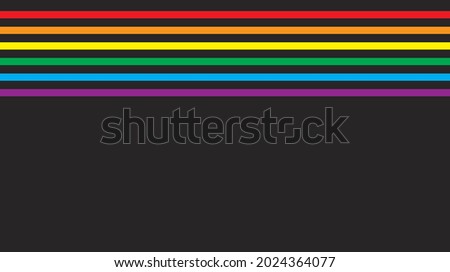 New Pride Gradient Background with LGBTQ Pride Flag Colours best for LGBTQ+ life, groups, families, businesses, and trans people