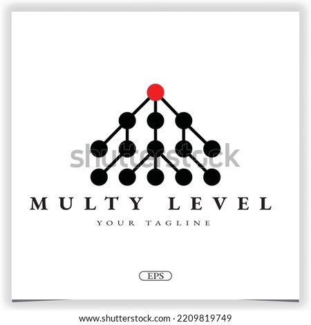 multy level logo premium elegant template vector eps 10