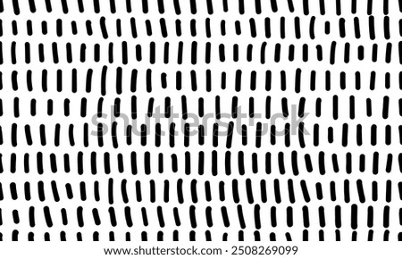 Simple small dash seamless pattern. Vector wallpaper with spots texture