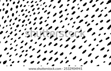 Simple small dash background. Vector seamless pattern with hand drawn abstract texture