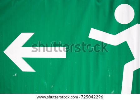 Similar – Image, Stock Photo emergency exit tarpaulin