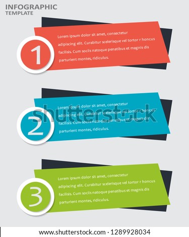 Business infographic template the concept is circle option step with full color icon can be used for diagram infograph chart business presentation or web , Vector design.