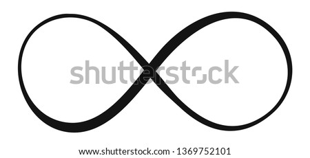 Limitless sign icon. Infinity symbol Isolated on White Background. Vector.