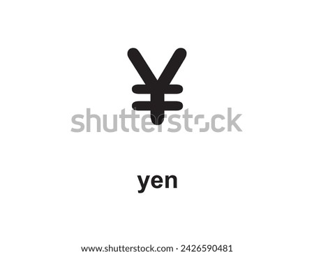 The symbol of the yen is ¥, along with JP¥, which is sometimes used to separate the Japanese yen from the Chinese yuan renminbi, which shares the same symbol. financial and banking  element and symbol