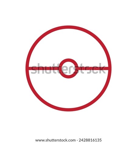 Pokeball icon. Isolated and transparent vector illustration on white background.
Basketball sign in flat art, low polygon and vector art style.  
Suitable for General Business company branding logo 