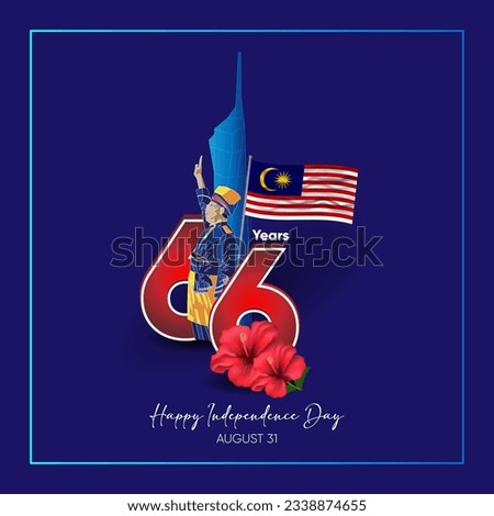 Celebration of Malaysia Independence Day poster 