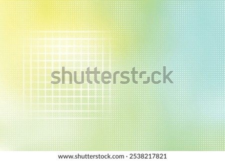 Aesthetic Checks Pattern With Light Overlay On Green Blue Graident Background. Design Vector Illustration For Beauty, Cosmetic, Fashion Products Display