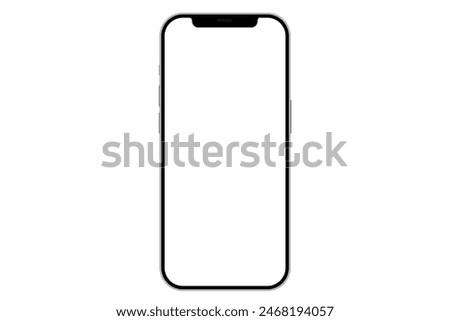 a phone iphone in a transparent background in vector format