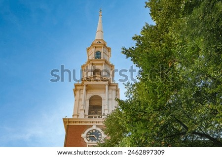 Similar – Image, Stock Photo Boston Architecture Church