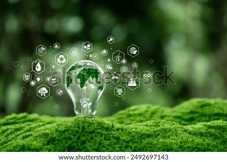 Similar – Image, Stock Photo Renewable energies